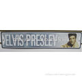 street sign wall palque portrait printed metal sign